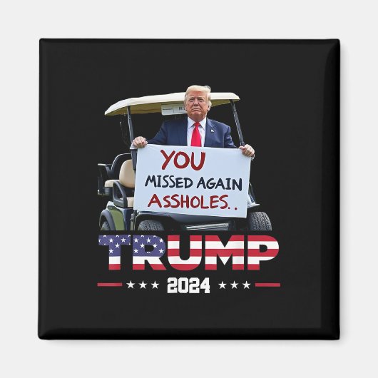 Trump 2024 magnet (Vorne)