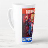 TRUMP 2024 MILCHTASSE (Linke Ecke)