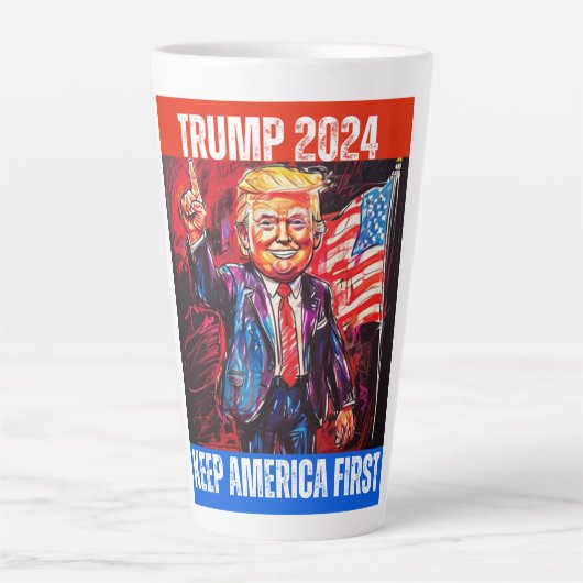 TRUMP 2024 MILCHTASSE (Vorderseite)