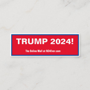 TRUMP 2024 Mini-Visitenkarten Mini Visitenkarte