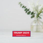 TRUMP 2024 Mini-Visitenkarten Mini Visitenkarte (Stehend Vorderseite)