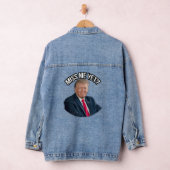 Trump 2024 Miss Me Fast? Funny Zitat Jeansjacke (Hangar)