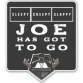 TRUMP 2024 mit einem Adler Aufkleber (Vorderseite)