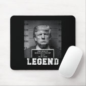 Trump 2024 Mugshot Präsident Legend Mousepad (Mit Mouse)