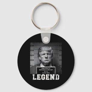 Trump 2024 Mugshot Präsident Legend Nehmen Amerika Schlüsselanhänger