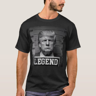 Trump 2024 Mugshot Präsident Legend T-Shirt