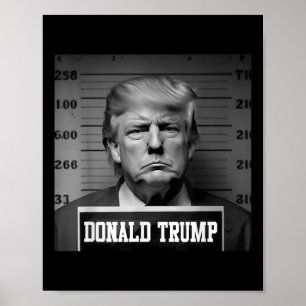 Trump 2024 Mugshot Trump Tasse Shot Präsident Poster