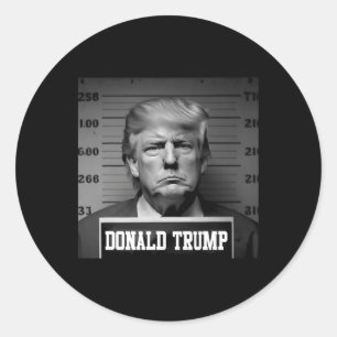 Trump 2024 Mugshot Trump Tasse Shot Präsident Runder Aufkleber