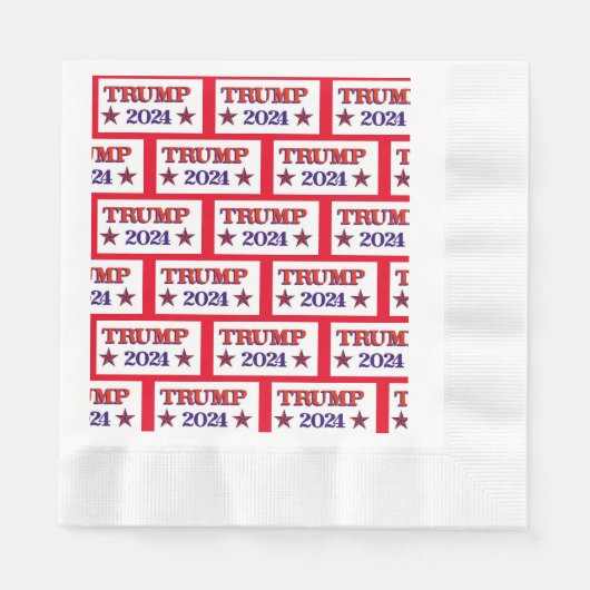 TRUMP 2024 NAPKINS SERVIETTE (Vorderseite)