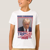 Trump 2024 nie übergeben T-Shirt (Vorderseite)