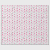 Trump 2024 Niedlicher rosa Elefant Geschenkpapier (Flach)