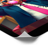 Trump 2024 Nimm America Ck Daddys Zuhause Pink Bub Poster (Ecke)