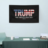 Trump 2024 nimmt Amerika 2024 zurück Banner (Messeveranstaltung)