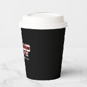 Trump 2024 nimmt Amerika 2024 zurück Pappbecher (Links)