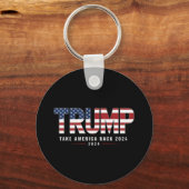 Trump 2024 nimmt Amerika 2024 zurück Schlüsselanhänger (Vorderseite)