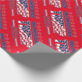 Trump 2024 nimmt Amerika zurück Geschenkpapier (Ecke)