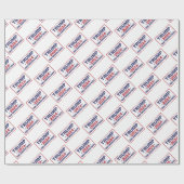 Trump 2024 nimmt Amerika zurück Geschenkpapier (Flach)