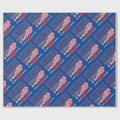 Trump 2024 nimmt Amerika zurück Geschenkpapier (Flach)