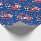 Trump 2024 nimmt Amerika zurück Geschenkpapier (Ecke)