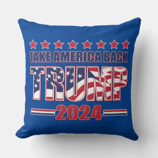 Trump 2024 nimmt Amerika zurück Kissen