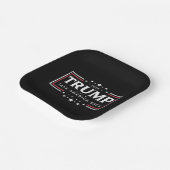 Trump 2024 nimmt Amerika zurück Pappteller (Gewinkelt)