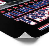 Trump 2024 nimmt Amerika zurück Poster (Ecke)