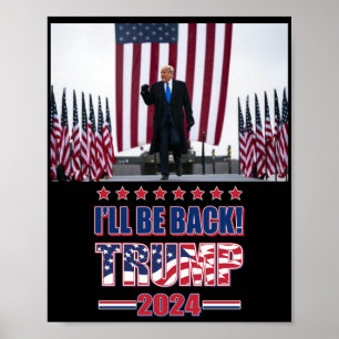 Trump 2024 nimmt Amerika zurück Poster