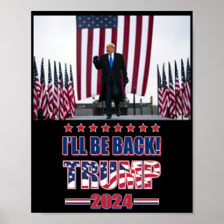 Trump 2024 nimmt Amerika zurück Poster