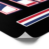 Trump 2024 nimmt Amerika zurück Poster (Ecke)