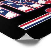 Trump 2024 nimmt Amerika zurück Poster (Ecke)