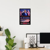 Trump 2024 nimmt Amerika zurück Poster (Heimbüro)
