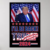 Trump 2024 nimmt Amerika zurück Poster (Vorne)