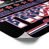 Trump 2024 nimmt Amerika zurück Poster (Ecke)