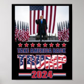Trump 2024 nimmt Amerika zurück Poster (Vorne)