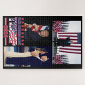 Trump 2024 nimmt Amerika zurück Puzzle (Horizontal)