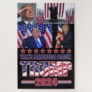 Trump 2024 nimmt Amerika zurück Puzzle