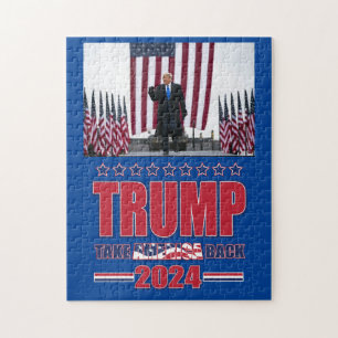 Trump 2024 nimmt Amerika zurück Puzzle
