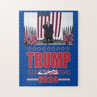 Trump 2024 nimmt Amerika zurück Puzzle