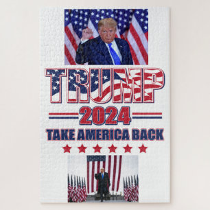Trump 2024 nimmt Amerika zurück Puzzle