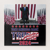 Trump 2024 nimmt Amerika zurück Puzzle (Vertikal)