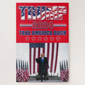 Trump 2024 nimmt Amerika zurück Puzzle (Vertikal)
