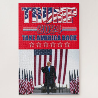 Trump 2024 nimmt Amerika zurück Puzzle