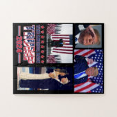 Trump 2024 nimmt Amerika zurück Puzzle (Horizontal)