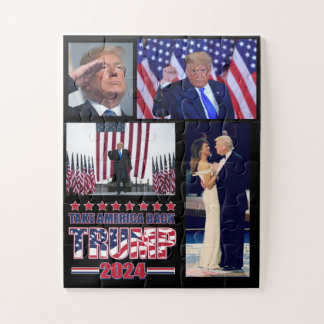 Trump 2024 nimmt Amerika zurück Puzzle