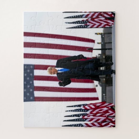 Trump 2024 nimmt Amerika zurück Puzzle (Vertikal)