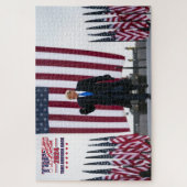 Trump 2024 nimmt Amerika zurück Puzzle (Vertikal)