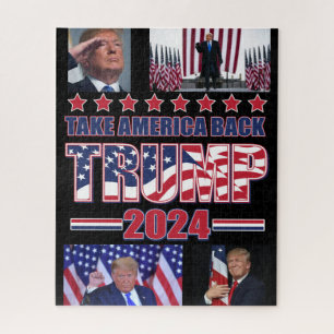 Trump 2024 nimmt Amerika zurück Puzzle