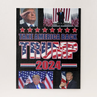 Trump 2024 nimmt Amerika zurück Puzzle