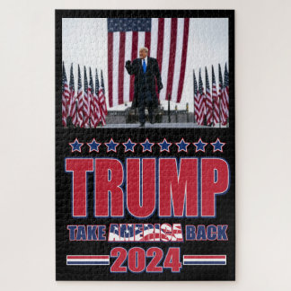 Trump 2024 nimmt Amerika zurück Puzzle