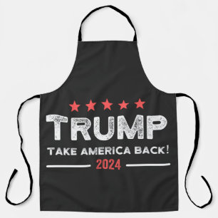 Trump 2024 nimmt Amerika zurück Schürze